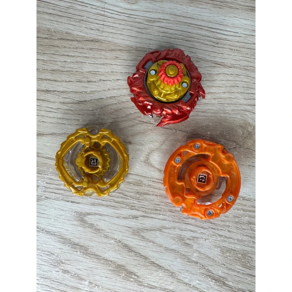 Hasbro Beyblade Burst Turbo Slingshock Roktavor Achilles Betromoth Lot 3 Faces